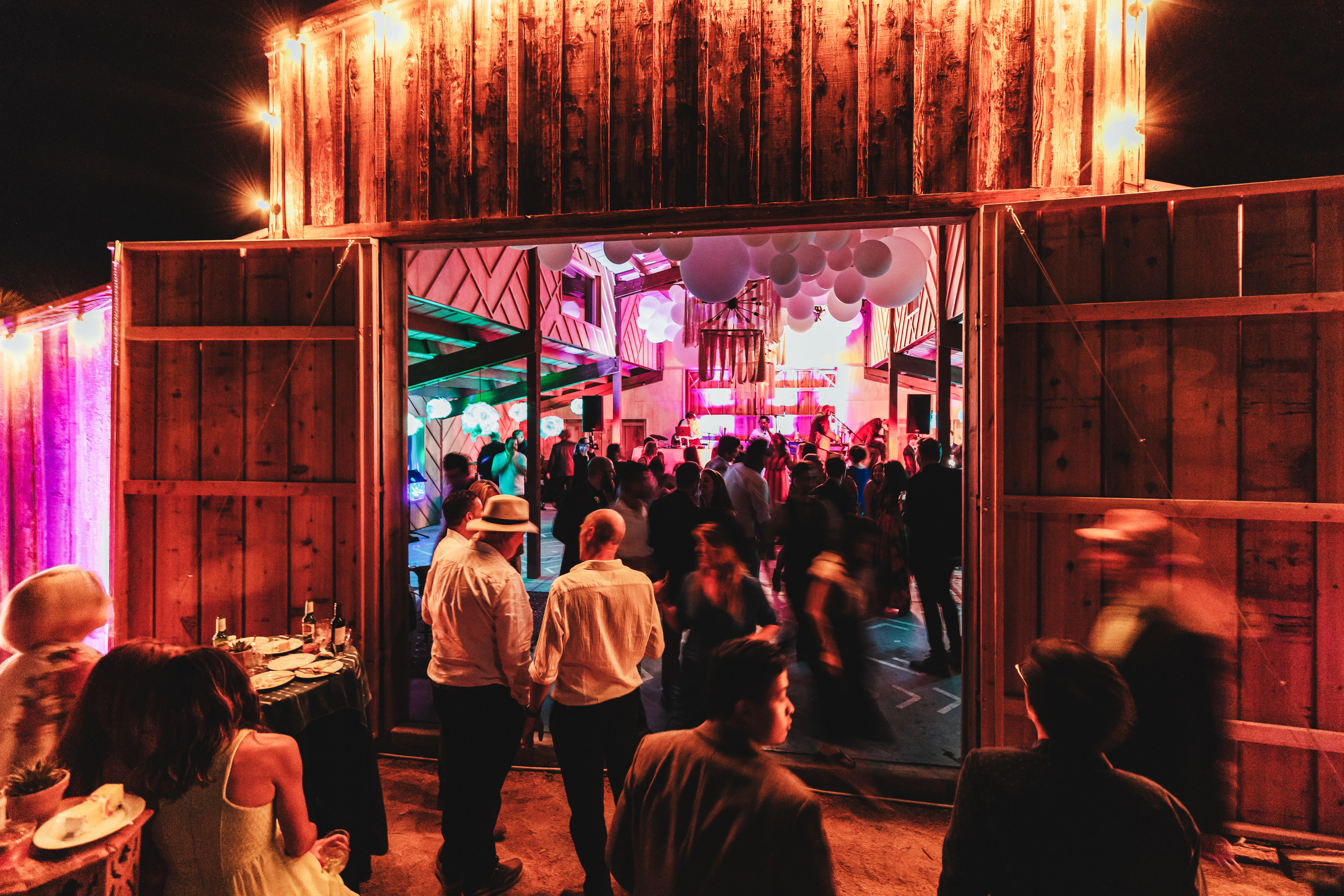 Dancing in the barn